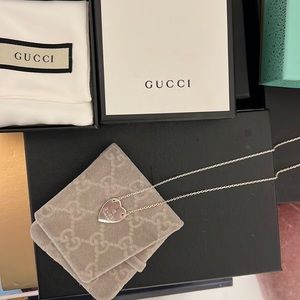 Gucci heart necklace
